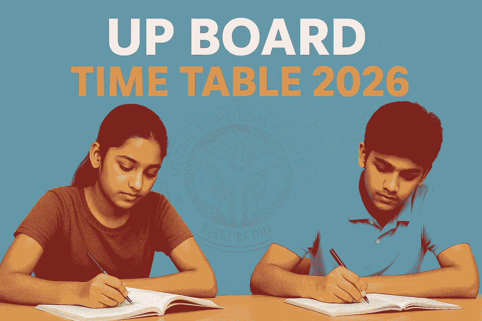 UP Board Time Table 2026 Class 12th